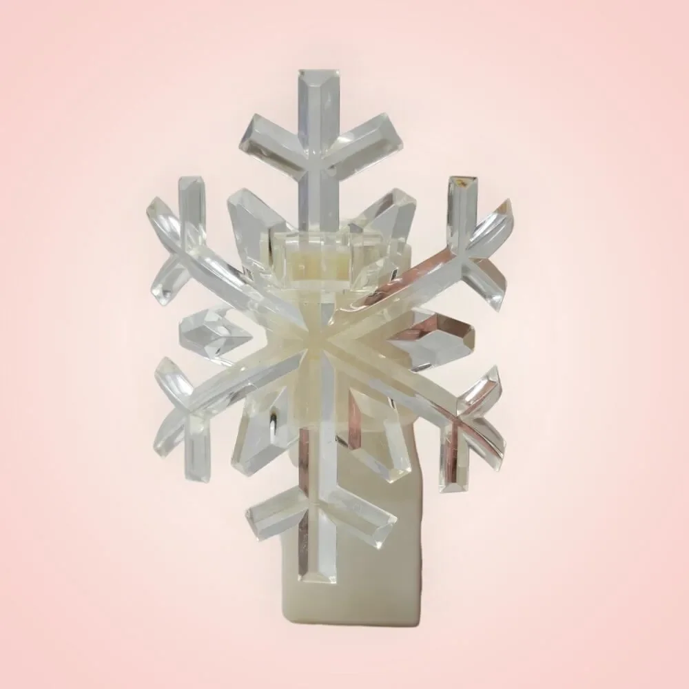 Bath‎ & Body Wallflowers fragrance Diffuser Plug in - clear snowflake - Picture 5 of 8
